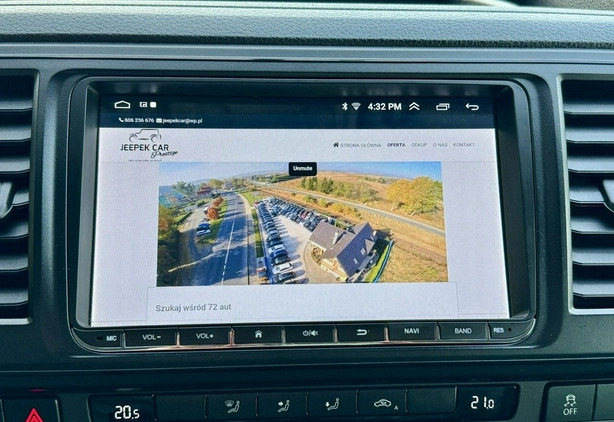 Volkswagen Caravelle cena 129900 przebieg: 180000, rok produkcji 2018 z Góra małe 466